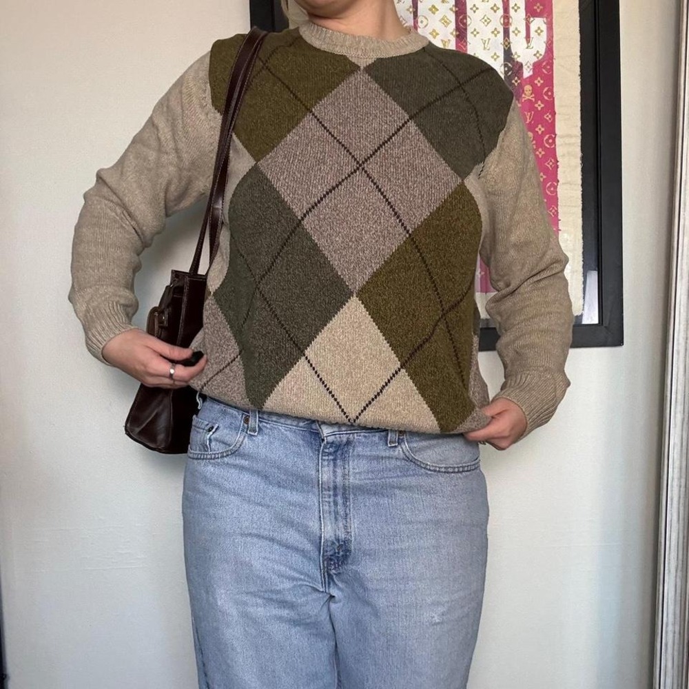 Vintage chunky knit sweater